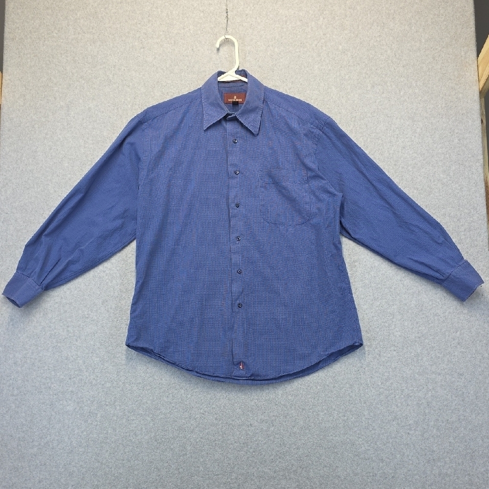 Nordstrom Men’s Blue Dress Shirt 15.5 33 Medium Button Down
